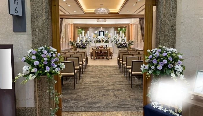 東京博善のお葬式(お花茶屋営業所)で葬儀を行なった写真