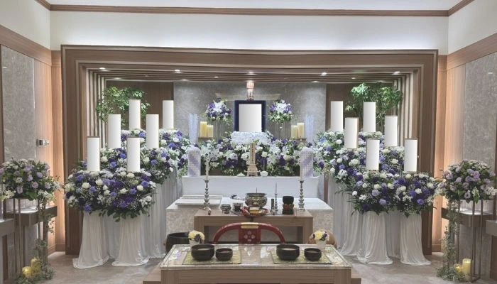 東京博善のお葬式(お花茶屋営業所)で葬儀を行なった写真