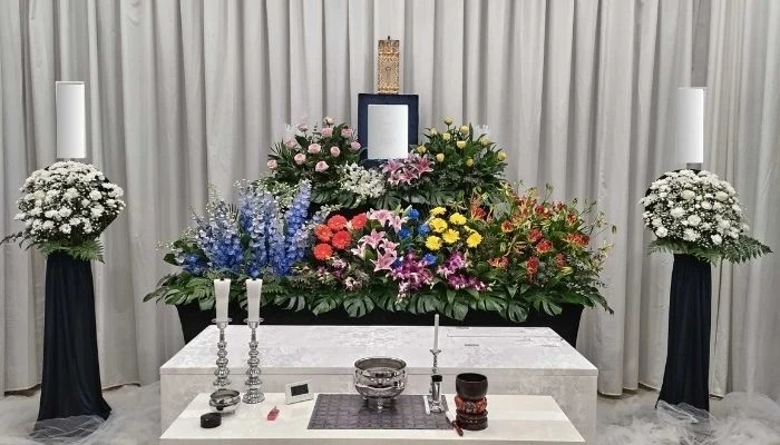 東京博善のお葬式(桐ケ谷営業所)で葬儀を行なった写真