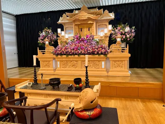 茨城市民葬祭(つくば相談センター)で葬儀を行なった写真