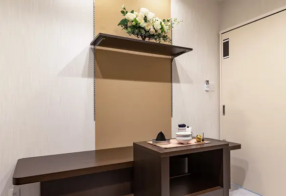小さな森の家 市川大野で葬儀を行なった写真