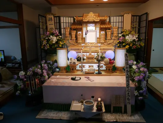 太地葬祭(家族葬ホール やすらぎの郷)で葬儀を行なった写真