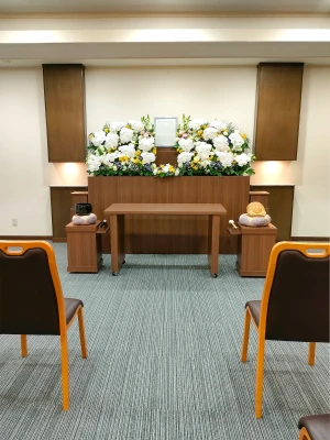たまのや(とわノイエ 八木田)で葬儀を行なった写真