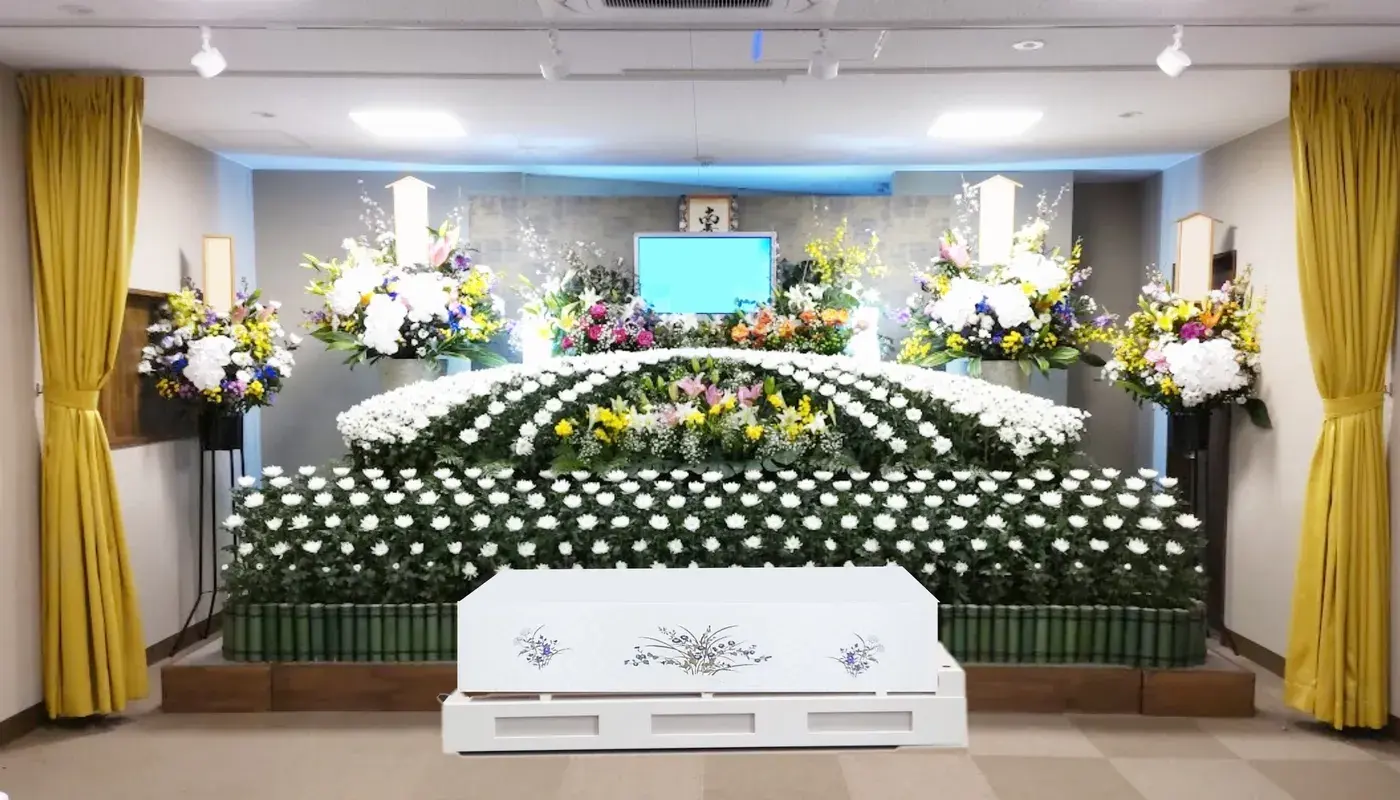 ホール生花祭壇
