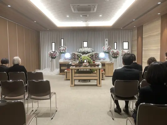 結ぶ家族葬 総合葬祭木脇屋で葬儀を行なった写真