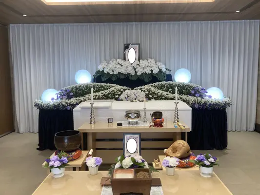 結ぶ家族葬 総合葬祭木脇屋で葬儀を行なった写真