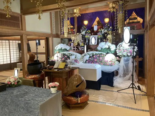 結ぶ家族葬 総合葬祭木脇屋で葬儀を行なった写真