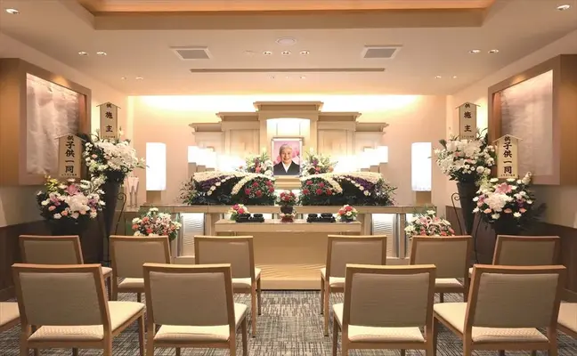 岐阜葬祭 家族葬のファミラル関池田で葬儀を行なった写真