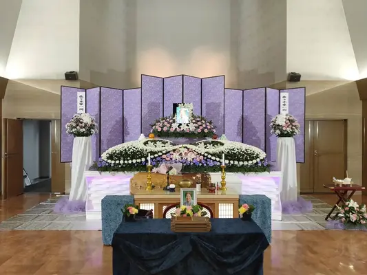 家族葬ホール ひまわりで葬儀を行なった写真