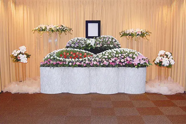 大成祭典/大成会館で葬儀を行なった写真
