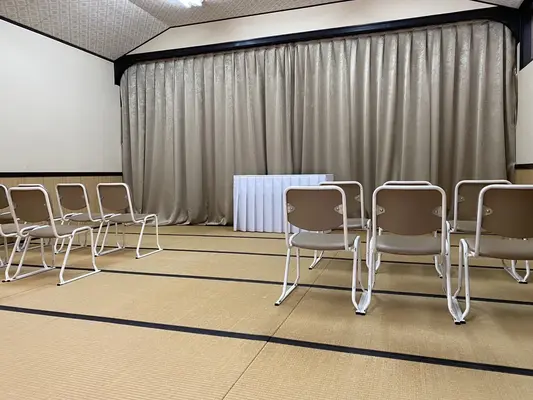 株式会社しかた 葬儀式典で葬儀を行なった写真