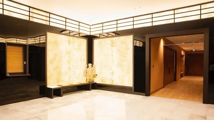 玉泉院 中山会館で葬儀を行なった写真