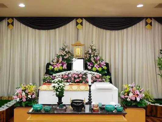 福岡市南区的場家族葬・葬儀斎場で葬儀を行なった写真