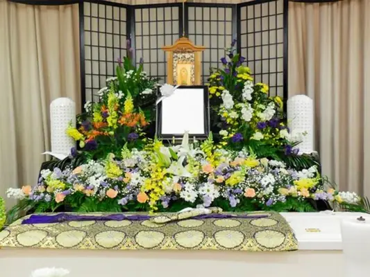 福岡市南区的場家族葬・葬儀斎場で葬儀を行なった写真
