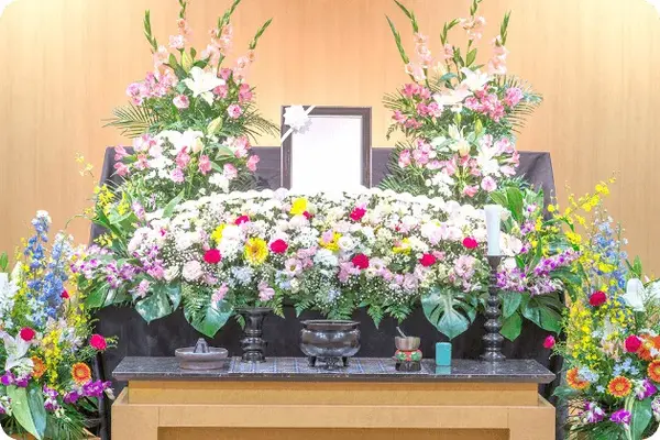 飯塚市若菜葬儀家族葬・葬儀斎場で葬儀を行なった写真