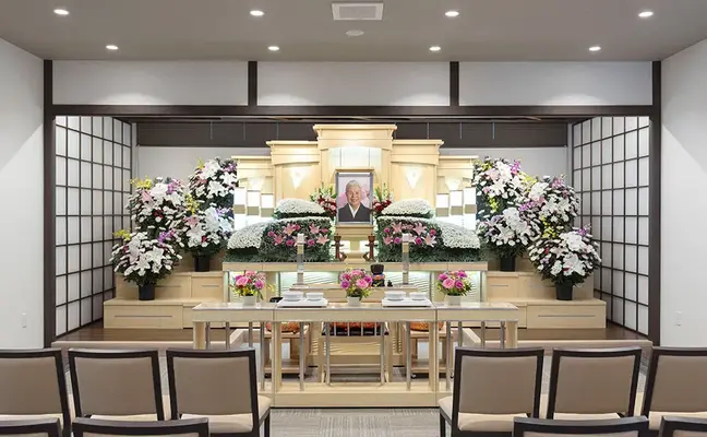 家族葬のファミラル日立鮎川で葬儀を行なった写真