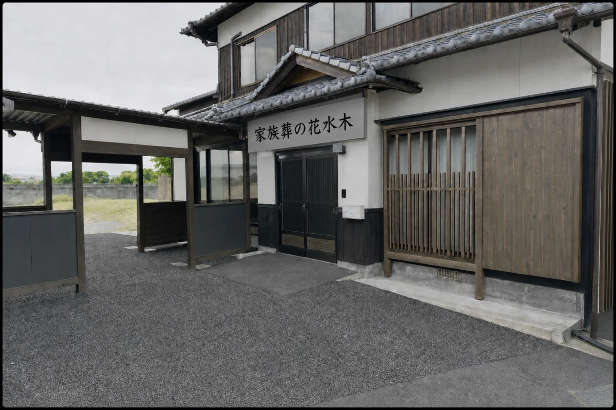 家族葬の花水木 京極邸宅花灯り丸亀中府津森セレモニーホール