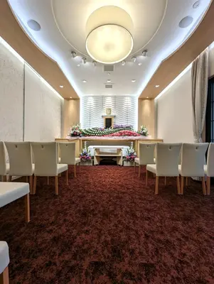 堺市斎場前家族葬ホール(株式会社セレモニー真希社)で葬儀を行なった写真