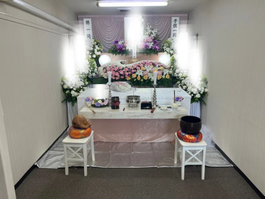 みなと式典 練馬区営業所で葬儀を行なった写真