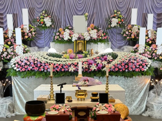 みなと式典 練馬区営業所で葬儀を行なった写真