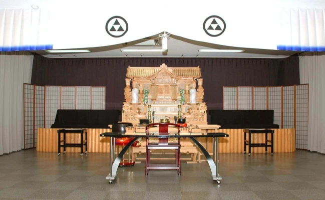あんしん祭典 洗足池駅前で葬儀を行なった写真