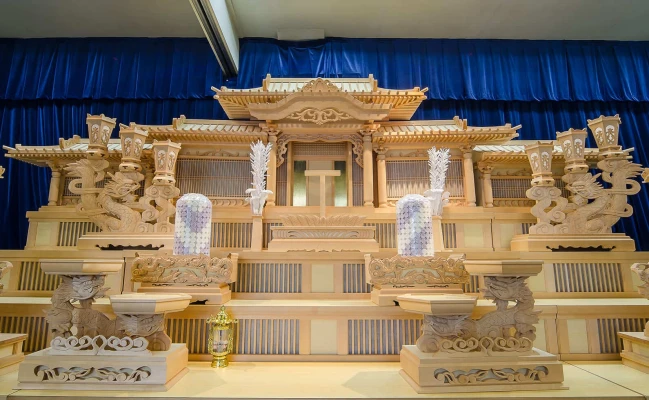 あんしん祭典 浅草駅前で葬儀を行なった写真