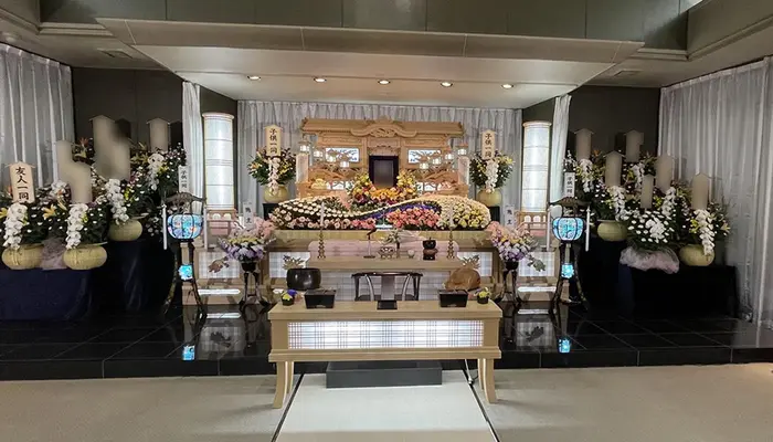 光陽堂(光陽堂ホール)で葬儀を行なった写真