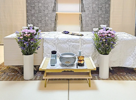家族葬邸宅みつわ 上田店で葬儀を行なった写真