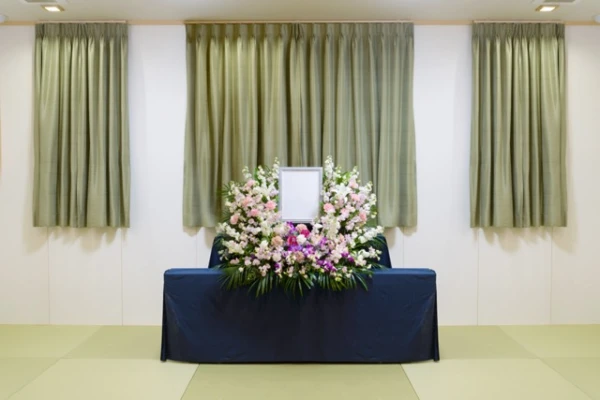 館林メモリードホールで葬儀を行なった写真