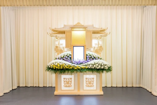 館林メモリードホールで葬儀を行なった写真
