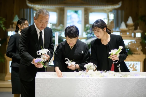 自由に家族葬 伊勢崎で葬儀を行なった写真