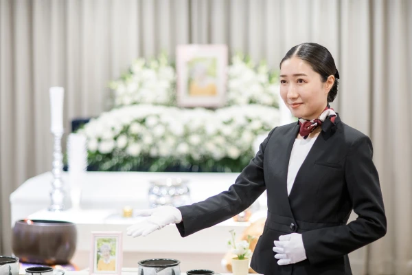 自由に家族葬 府中で葬儀を行なった写真