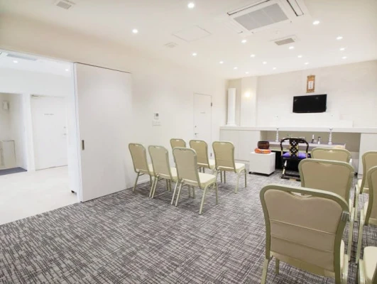 小さなお葬式 摂津東一津屋ホールで葬儀を行なった写真