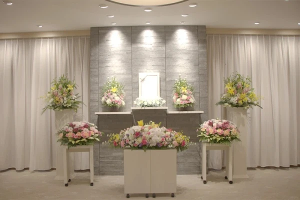 家族葬の花安 新潟河渡店で葬儀を行なった写真