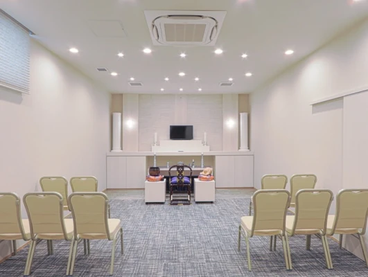 小さなお葬式 瑞穂区弥富通ホールで葬儀を行なった写真