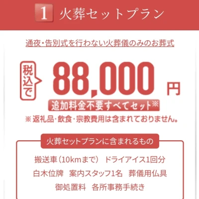 足立区火葬センターで葬儀を行なった写真