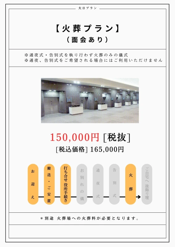 火葬プラン
