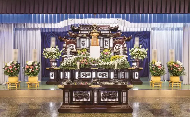 岐阜葬祭 鵜沼斎場(旧鵜沼岐阜斎場)で葬儀を行なった写真