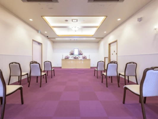 ルミエール椿 本社ホールで葬儀を行なった写真