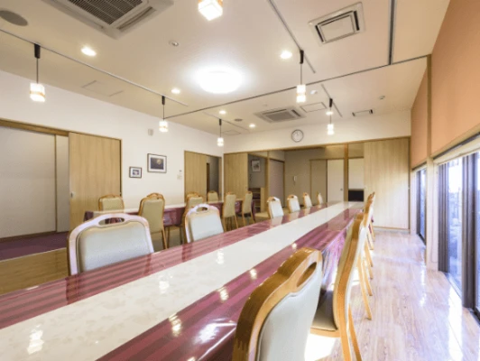 ルミエール椿 本社ホールで葬儀を行なった写真