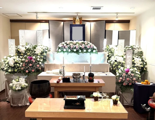 ラストセレモニーで葬儀を行なった写真