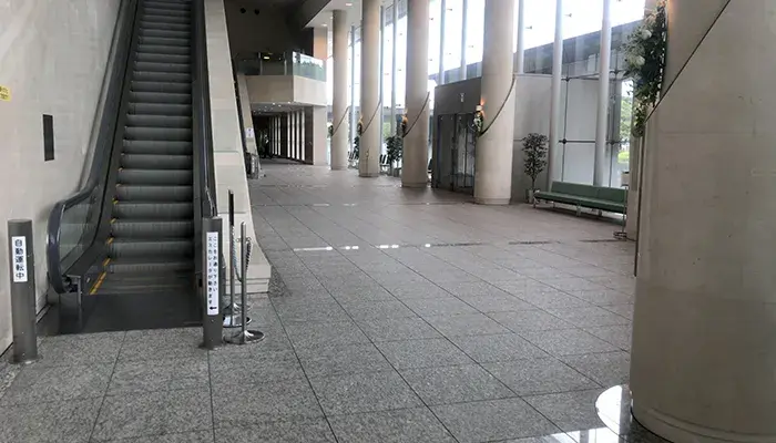 臨海斎場で葬儀を行なった写真