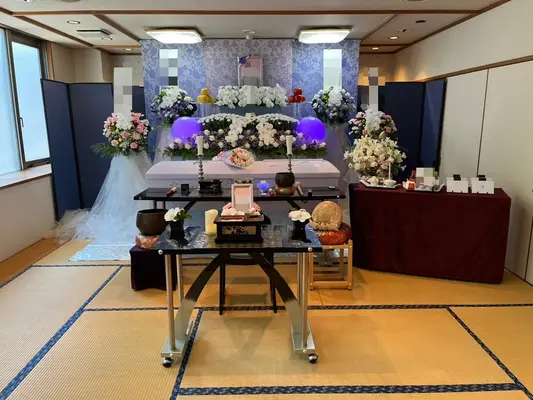 心愛メモリアルで葬儀を行なった写真