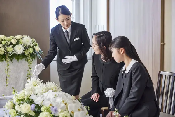 博全社(花見川儀式殿)で葬儀を行なった写真