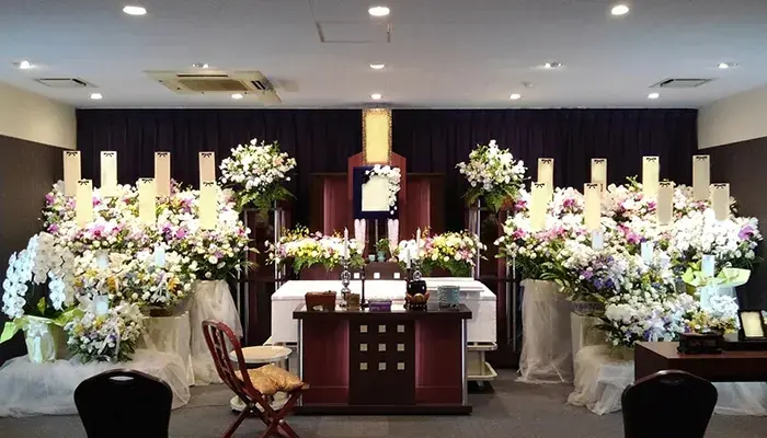 イヨダ(国府津会館英)で葬儀を行なった写真