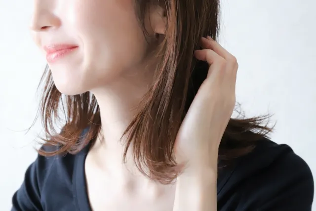 納骨式での髪型