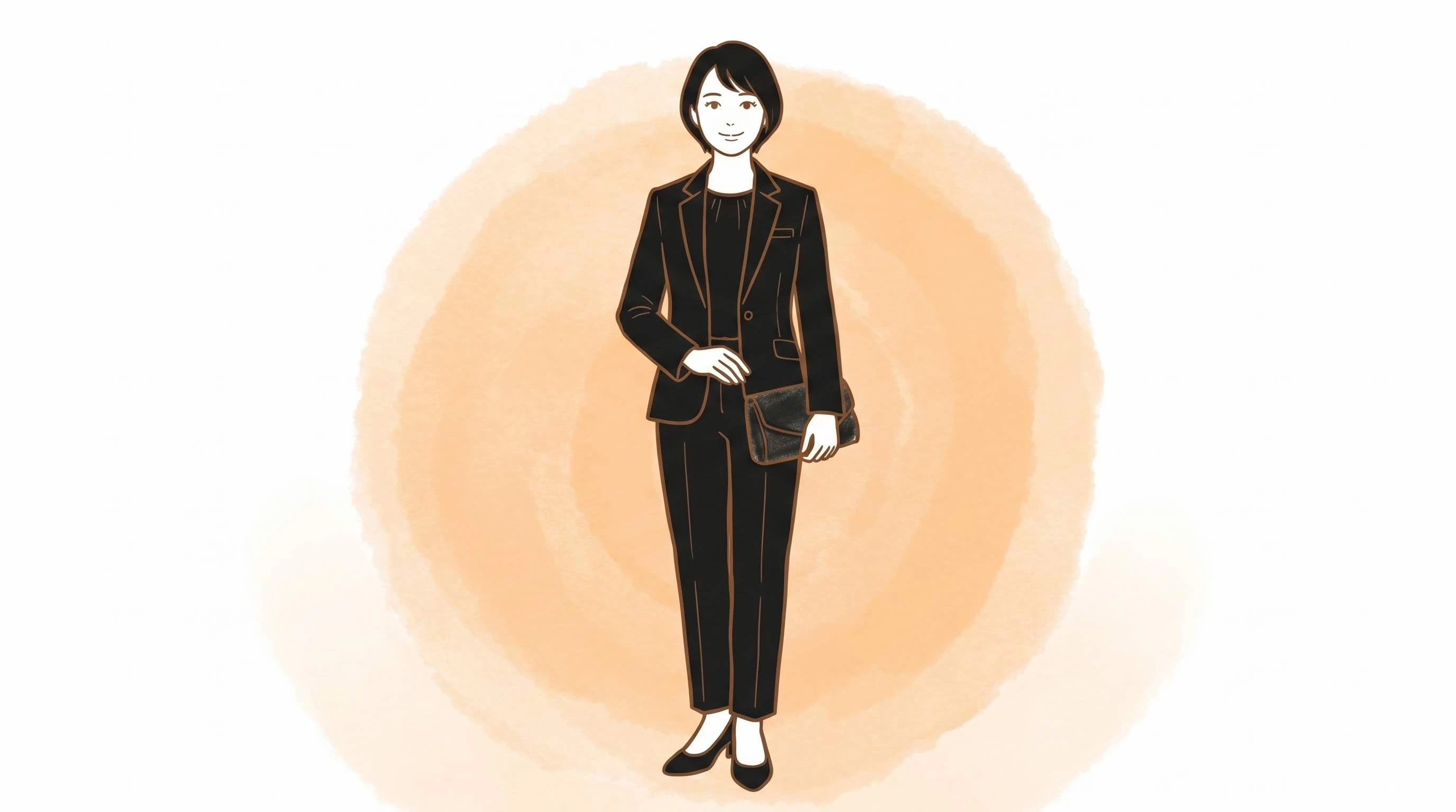 女性の喪服にパンツスーツはNG？
